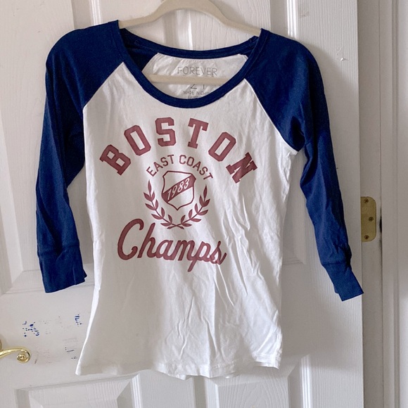 Baseball top | forever 21 | S - Picture 1 of 2